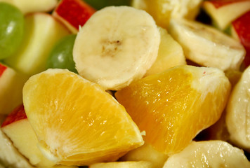 orange and banana