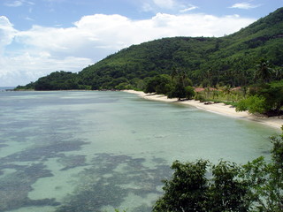 spiaggia delle seychelles