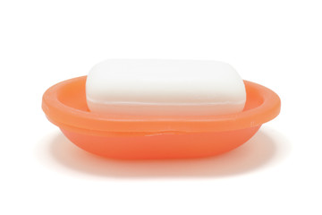 soap in soap dish