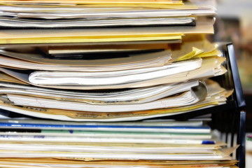 big pile of paperwork