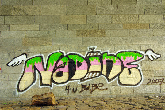 Fototapeta nadine graffitie