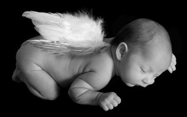 angelic infant sleeping