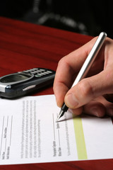 signed contract