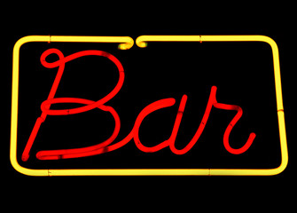 neon bar sign