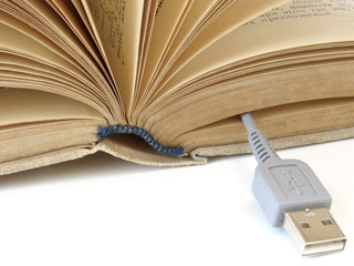 book with usb cable