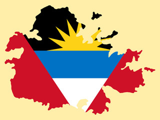 map of antigua and barbuda