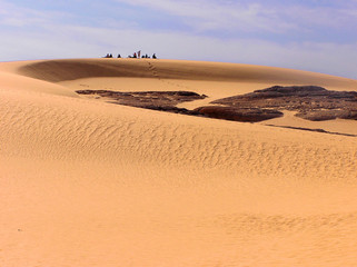 randonneurs ans le désert