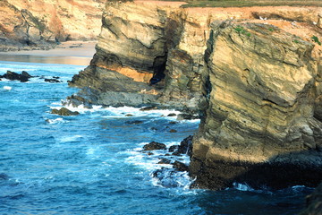 cornish sea cliffs