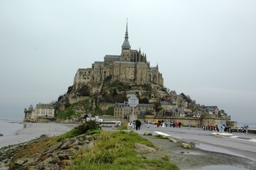mont st michel, arrivée