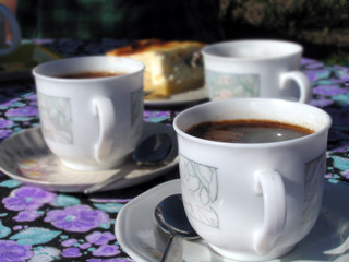 coffee time with cake