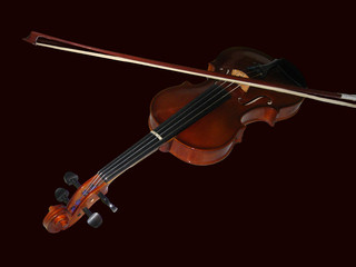 violon font noir