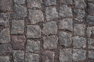 cobblestone pavement