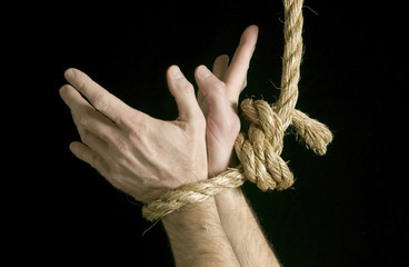 bound and struggling