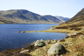 loch turret in perthshire, scotland 12