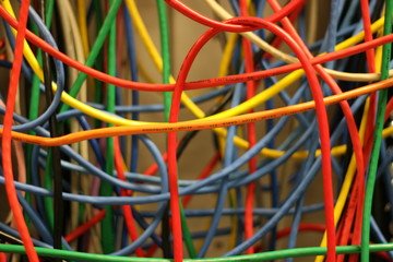 colourful cables