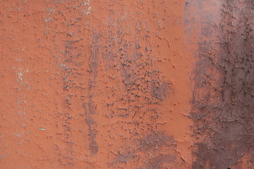 grunge brown painted door details