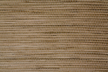 wall made of rattan
