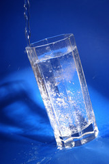 glas of mineral water