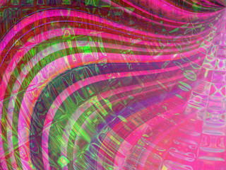 wavy pink curves, abstract background