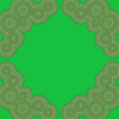 seamlessly green repeat pattern