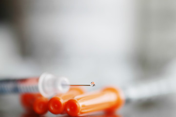 point of a syringe