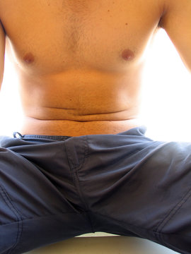 young male torso