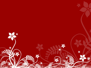 design element in red background