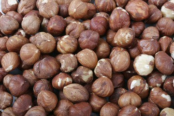 hazelnuts background