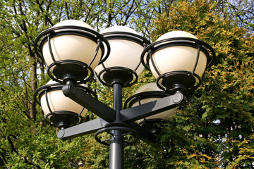 lights in park