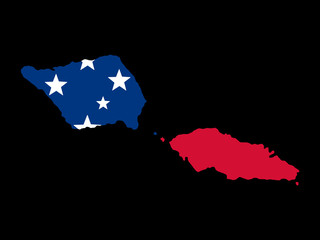 map of samoa