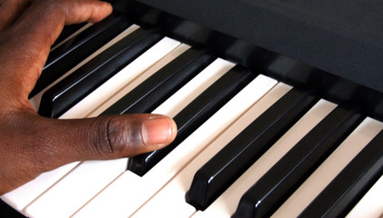 Naklejka premium musician - pianist / piano / keyboard player