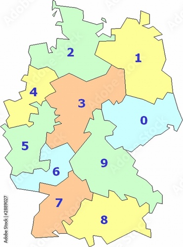 "postleitzahlengebiete deutschland" Stockfotos und lizenzfreie Bilder