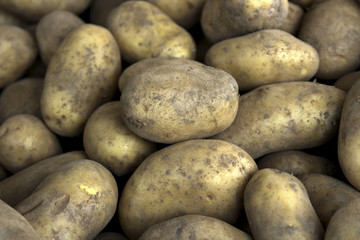 potatoes for sale at market