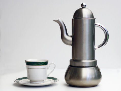 Old Coffee Pot Stock Photo - Download Image Now - Coffee Pot