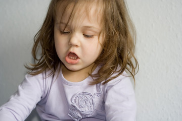 Fototapeta premium little girl