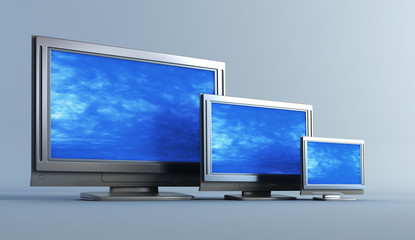 several of plasma television set