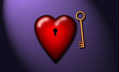 key to heart