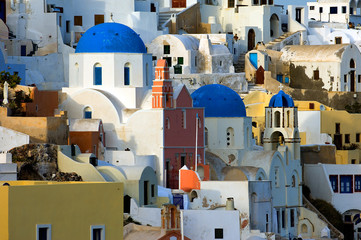 the village of oia by day