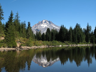 mt. hood and mirror lake