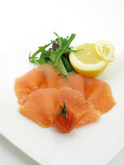smoked salmon with lemon 2