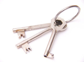  keys - isolated over white background