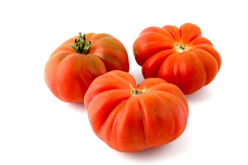 ripe tiger tomatoes