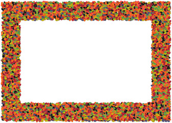 jelly beans frame. from the food frames series