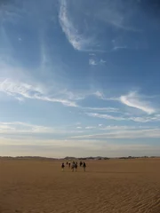randonneurs dans le désert