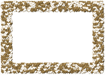 cookie hearts frame. from the food frames series