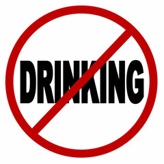 no drinking icon