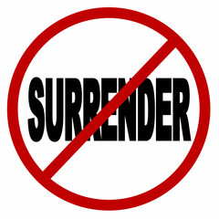 no surrender icon