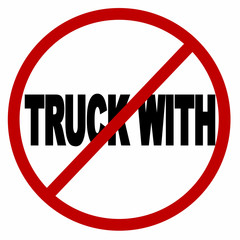 no truck with icon