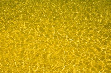 golden water texture