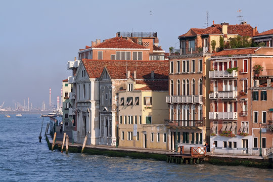 a beautiful canal of venice